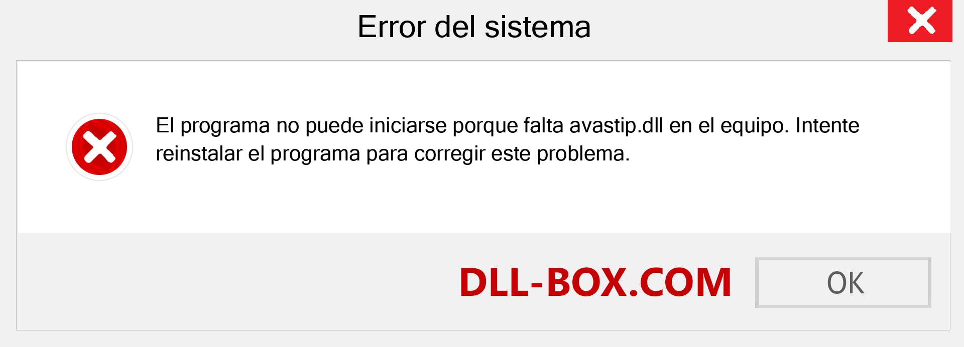 ¿Falta el archivo avastip.dll ?. Descargar para Windows 7, 8, 10 - Corregir avastip dll Missing Error en Windows, fotos, imágenes